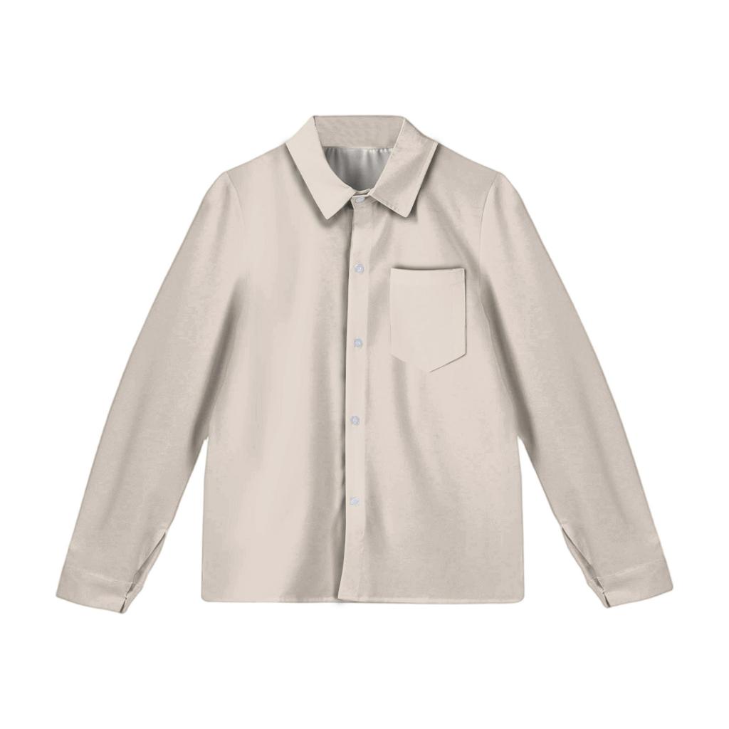 Girls' Button-Down Shirt - Long Sleeve Dress Blouse