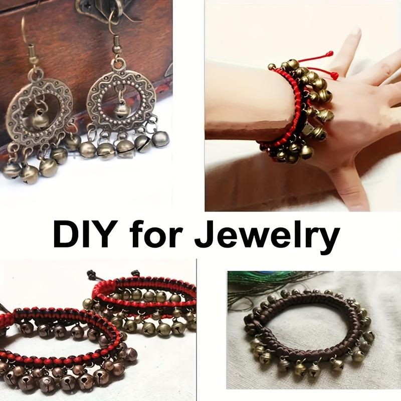 200 шт. Миниатюрные колокольчики из чугуна цвета винтажной бронзы, 6 мм, ремесленные подвески для DIY, подвесные украшения на Рождество, Хэллоуин, Пасху, Хануку,