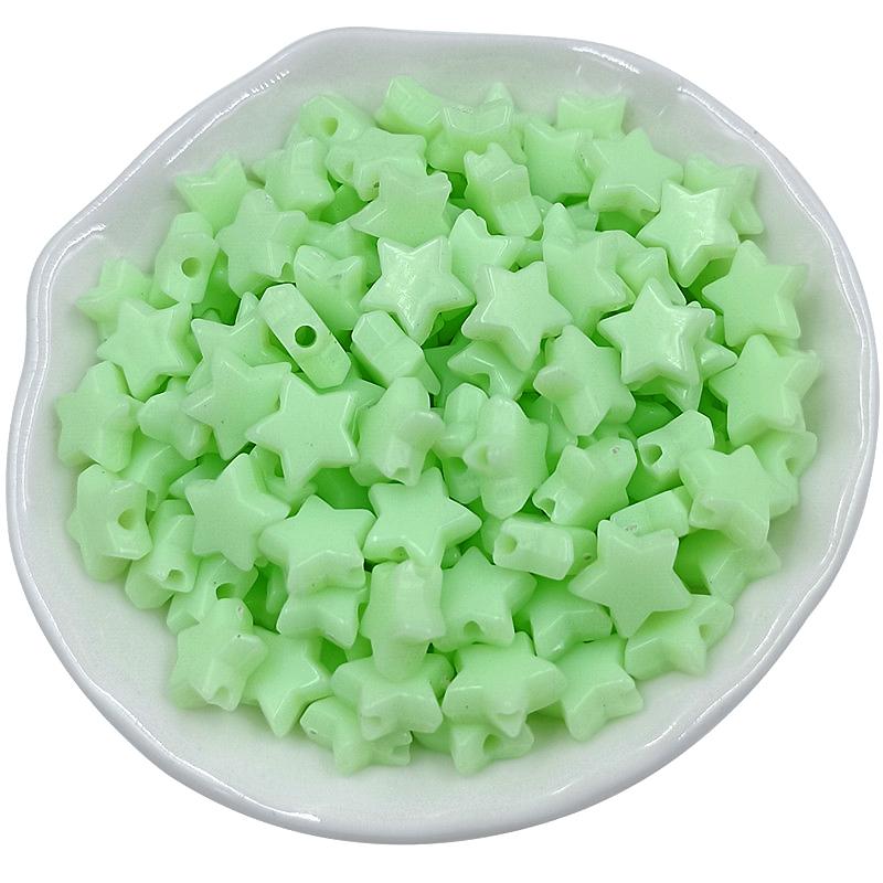 Главная Товары для вечеринок Браслет Ожерелье Макарон Цвет Кремовые Бусины Ювелирные Изделия Аксессуары DIY Материалы для Рукоделия 100 шт. Мода Пятиконечная Звезда