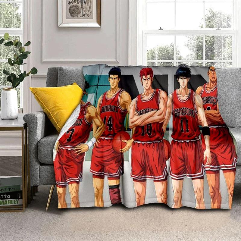 Баскетбольное аниме Slam Dunk, мультяшное одеяло, мягкое одеяло для дома, спальни, кровати, дивана, пикника, путешествия, офиса, одеяло, детское одеяло