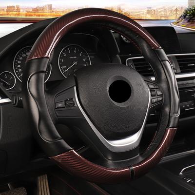 Чехол на руль спортивного автомобиля из углеродного волокна для BMW X5 BMW E53, мягкая кожа из микроволокна, 3D дизайн, нескользящий, высокий