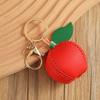 Хурма DIY Материал Пакет Брелок Груша Кожа Брелок Модный Фруктовый Подвес для Сумки Женщины