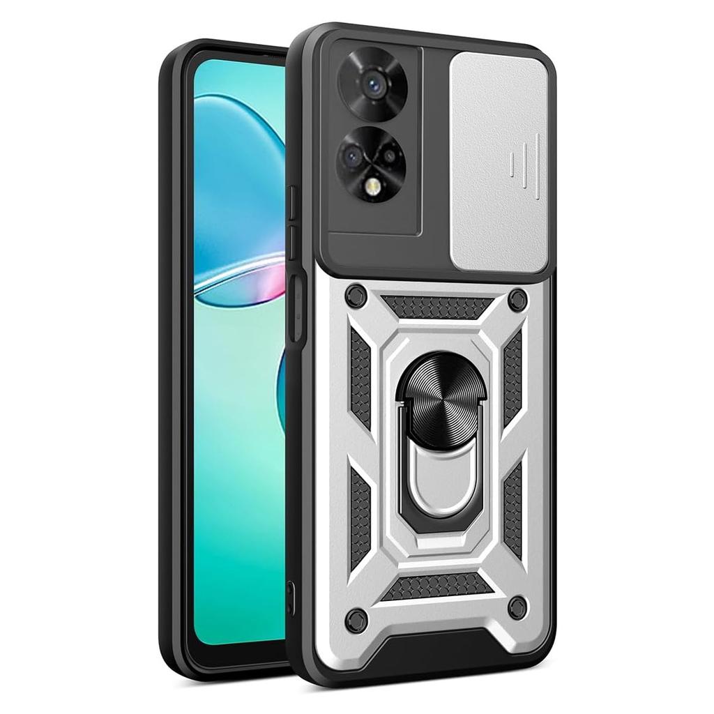 Armor Case For TCL 50 SE 40 SE 4G Cover Lens Protection With Ring Magnetic Holder Coque Fundas