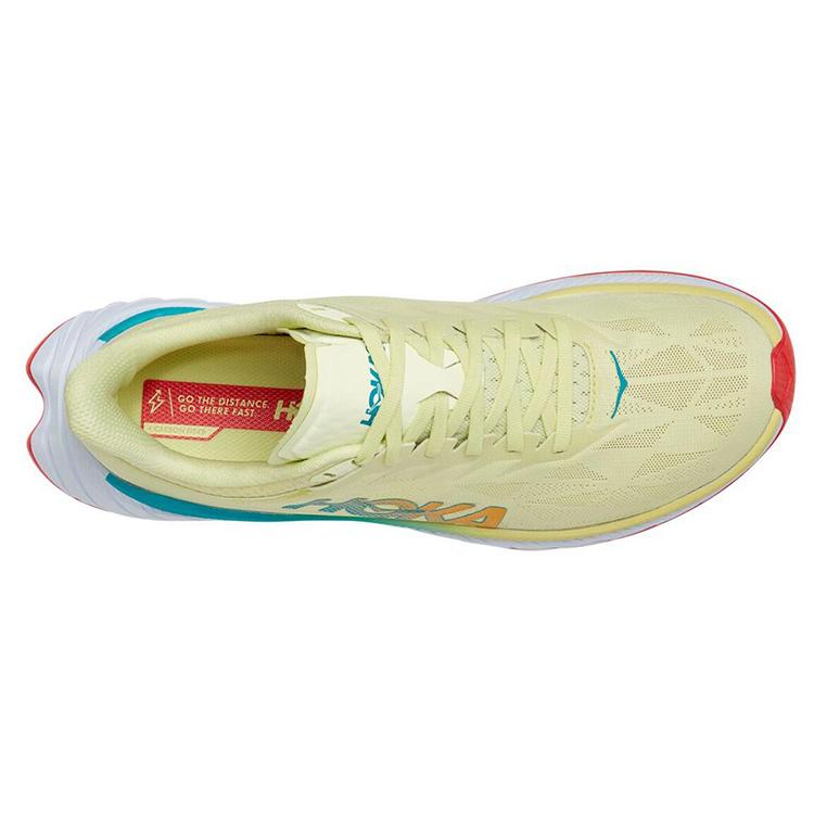 HOKA One One Carbon X 2 Luminary Green Hot Coral 1113526-LGHC