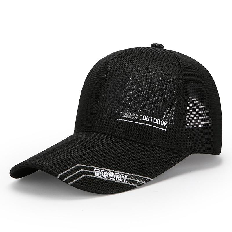 Мужская летняя дышащая сетчатая кепка для защиты от солнца, рыболовная кепка, бейсболка