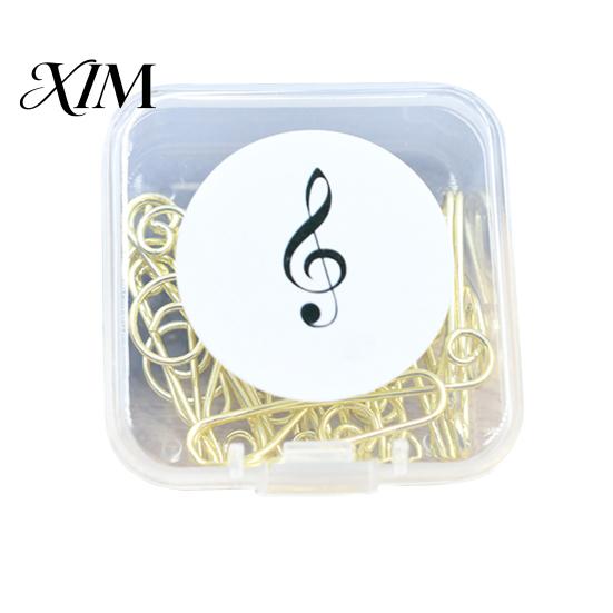 Clips 10Pcs/Set Paper Colorful Smooth Music Symbol Shape Pins Durable Rust Resistant Ticket for Table Box
