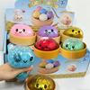 Новые 1-12 шт. Блестящие пельмешки Squishy с коробкой, Сенсорная игрушка-сжималка «Пельмешки» для снятия стресса