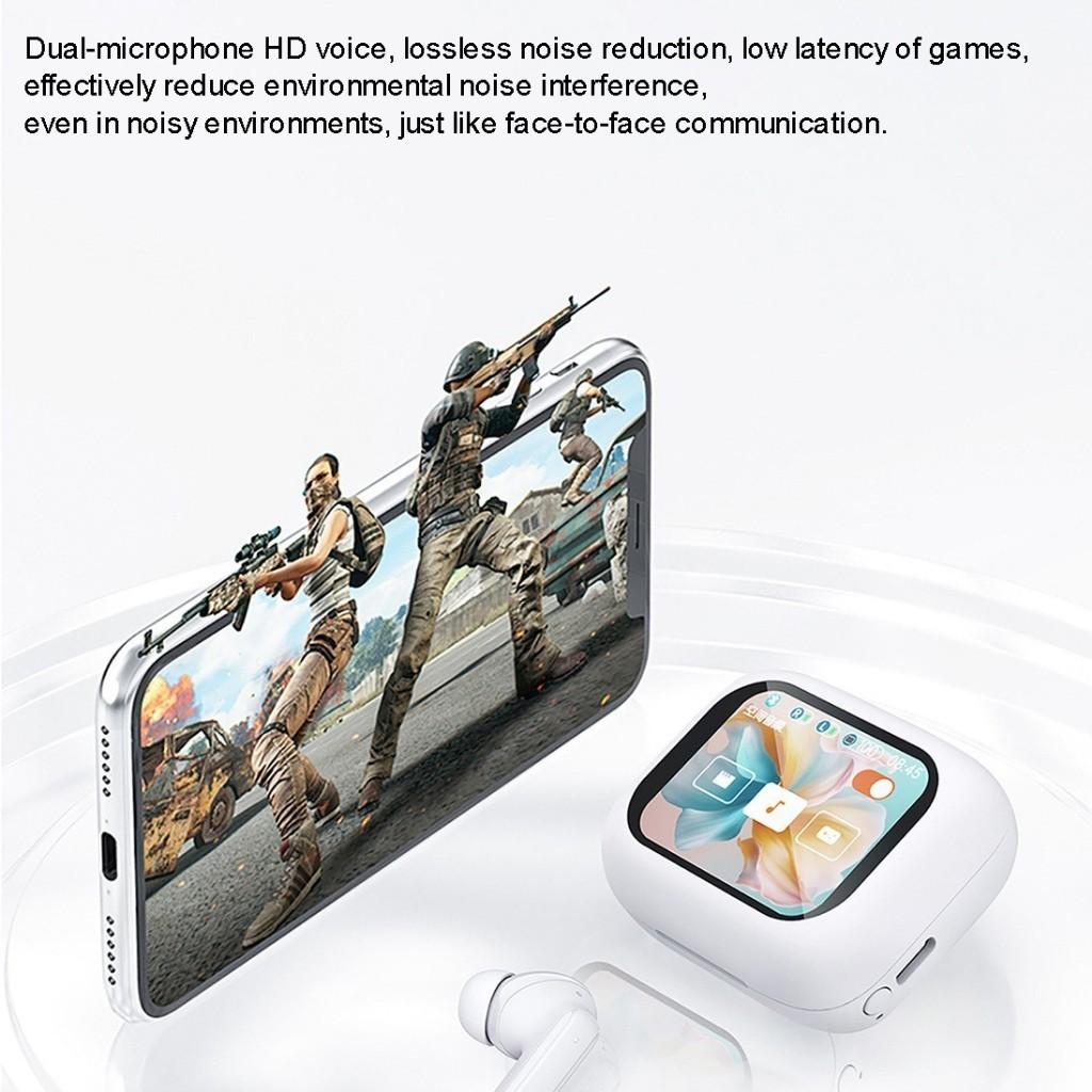 Новая игровая гарнитура с сенсорным экраном, спортивные наушники Bluetooth с шумоподавлением