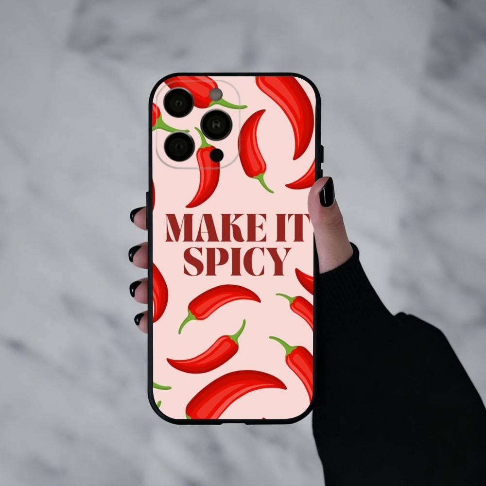L-Любовь Красный Перец Чехол для Телефона Силиконовый Мягкий Для IPhone 17pro 16 15 14 13 12 11 X XR Plus Pro Max Plus
