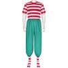 Костюм для косплея Багги из One Piece из смесовой хлопковой ткани для фанатов аниме