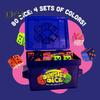 Dumpster Dice Board Game 4-Player Interactive Fast-Paced Family Dice Game Travel Parties Game Night Dice Game with Dumpster 80 Dice Graffiti Stickers