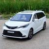 Lqbn4 1:24 Toyota Sienna MPV Минивэн Литые модели и игрушечные транспортные средства Металлическая модель автомобиля Игрушка для детей Коллекция Звук и Свет H4