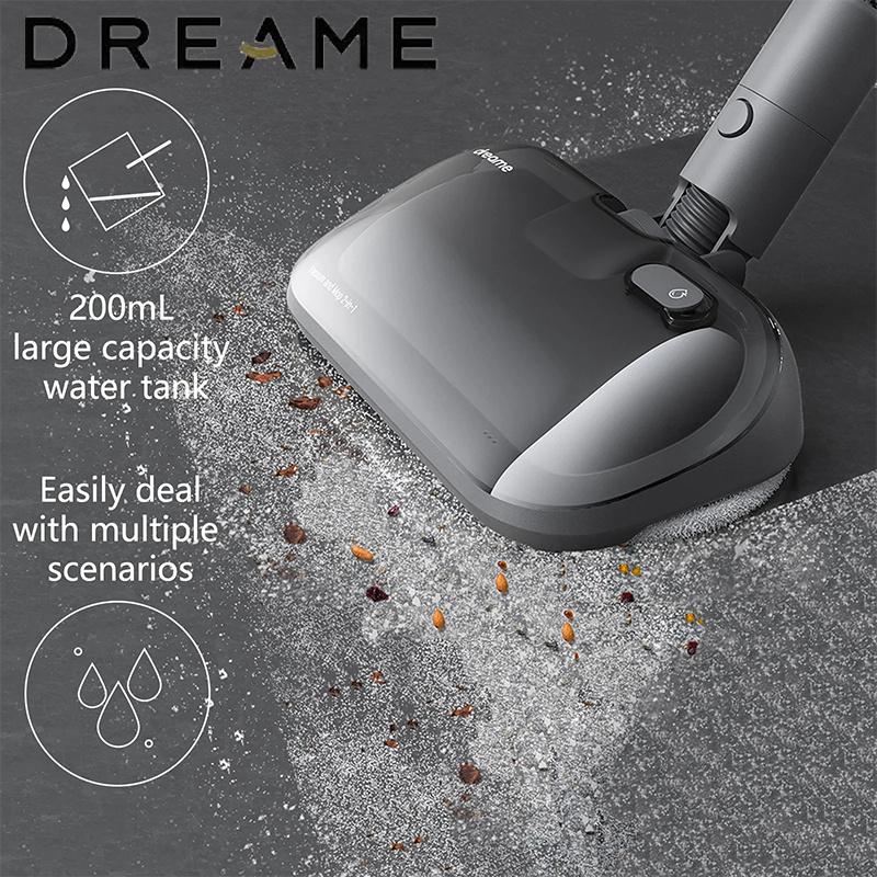 Оригинальная вращающаяся двойная моющая насадка-щетка для пылесосов Dreame V11SE, V12/V12 Pro, V16, T20, T30, R10, R10 Pro, R20