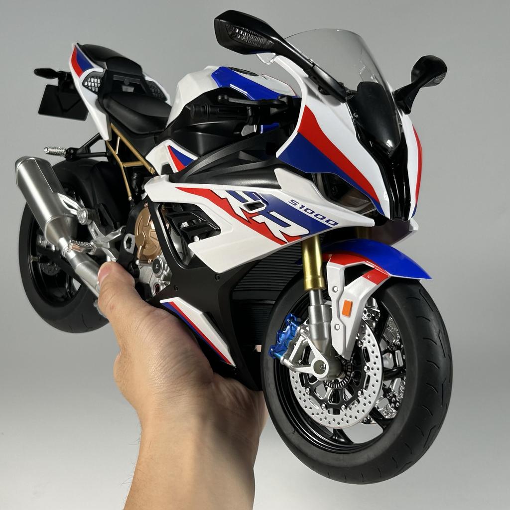 Спрей 1/6 BMW S1000RR Металлический Литой Модель Мотоцикла Автомобиля Игрушки Мальчик Детская Игрушка Идеальный Подарок на День Рождения для Праздника Коллекция