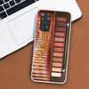 Чехол для телефона с палеткой теней для век Glam Makeup для Xiaomi Redmi Note 14 13 12 12S 11 Pro Plus 11S 10 10S 11T 11E Мягкий прозрачный корпус C