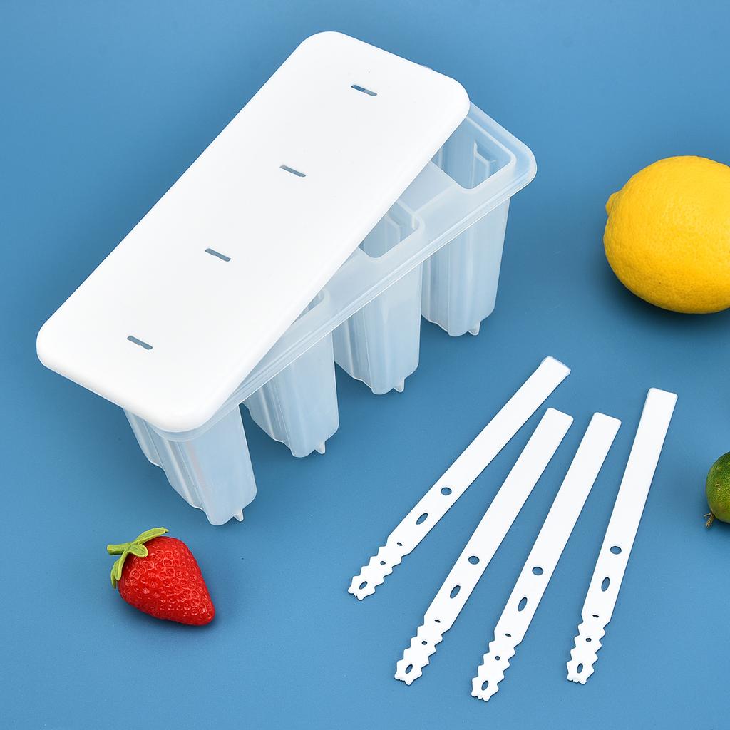4/6 Even Popsicle Mold with Cover Mold Ice Cream Mold Popsicle Molds DIY Ice Cream Mould Homemade Ice Cream Popsicle Mold
