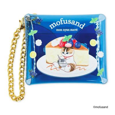 Mofusand Прозрачный многофункциональный чехол с цепочкой SS Sucre Япония НОВЫЙ