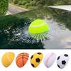 3D Prank Car Sticker Lifelike Tennis Ball Shattered Glass Rear Windshield Tricky Decoration Ball Hit Simulation Creative Sticker for Car