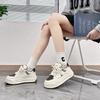 Hong Kong Style Versatile Little White Shoes Women's High-end Thick Baseplate Shoes 2025 Autumn and Winter New Models German Training Comfortable Cas