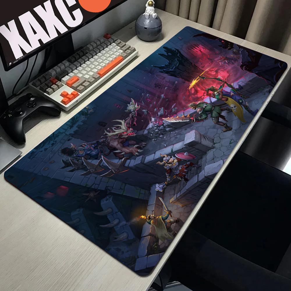 Tibia Large Gaming Mouse Pad Computer Mousepad PC Gamer Mouse Mat Laptop Mausepad Silicone Mouse Carpet Keyboard Mat Desk Pad
