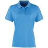 Premier Женская/женская футболка-поло Coolchecker с короткими рукавами из пике