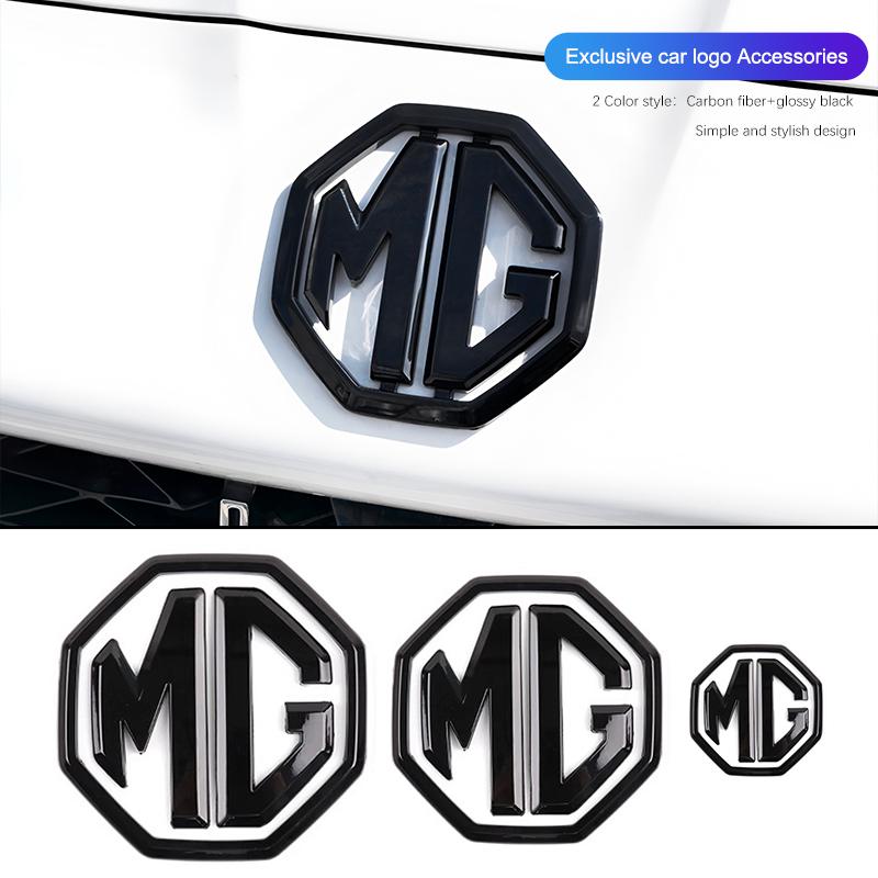 Car Front Hood Trunk Steering Wheel Badge Stickers No Disassembly Required For MG 5 6 7 ZS HS MG5 R Scorpio MG6 PRO MG4 EV ONE UU333