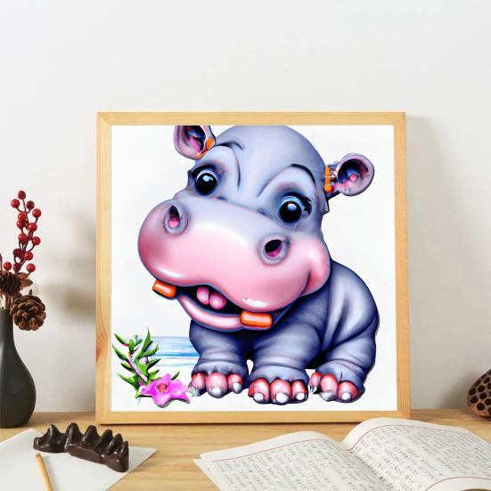 1 комплект 5D набор для рисования животных со стразами, легкий DIY с липким фоном, включает в себя инструменты, аксессуары для рисования со стразами