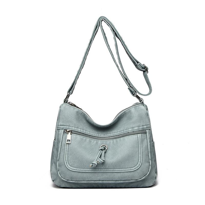 Ретро повседневная сумка-мессенджер женская новая мягкая вместительная сумка через плечо модная и простая женская сумка сумка для мамы