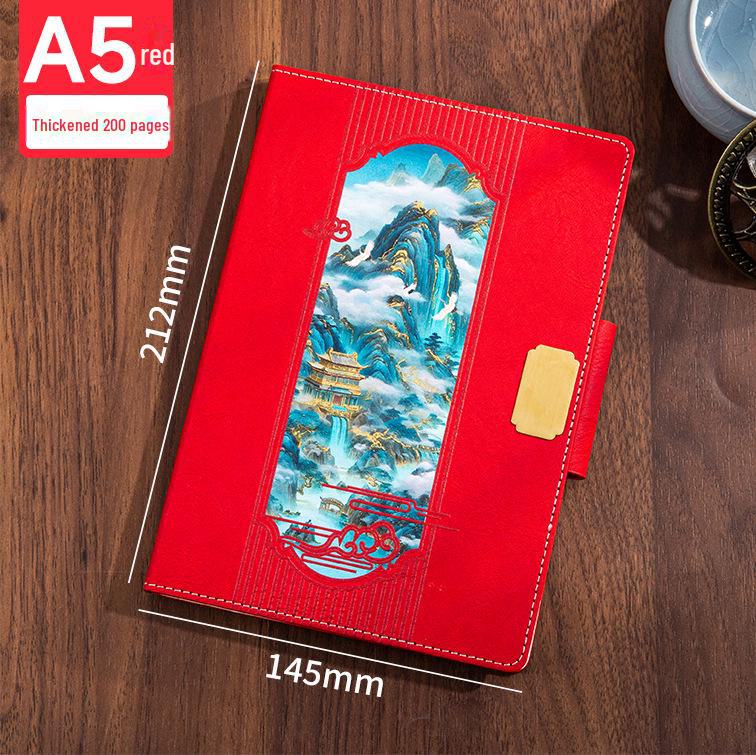 Подарочный набор из креативных деловых блокнотов 2025 года с магнитной застежкой