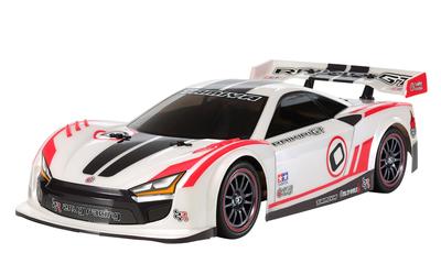 Tamiya Масштабная Электрическая Радиоуправляемая Модель Серии 626 Raikiri GT 58626 1/10 №. (Шасси ТТ-02) На дороге