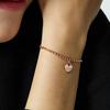 14K Amore Eterno Heart Layered Chain Gold Bracelet