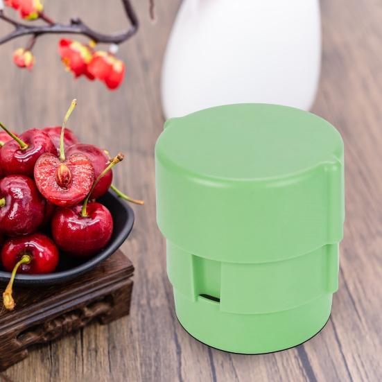 Инструмент для удаления косточек из вишни и оливок, многофункциональный инструмент для удаления косточек из нержавеющей стали с 6 отверстиями, легко очищаемый портативный инструмент для удаления косточек из фруктов