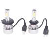 1Pc Car Bright H4 H7 H1 H3 Led Front Fogs Lights Lamps Beads 8000Lm Cob Chips With Cooling Fan Longer Lifespan