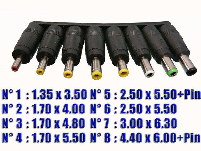 KALEA-INFORMATIQUE Alimentation Externe AC 220V Vers DC 12V 2A + 8 EMBOUTS