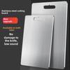Antibacterial & Mildew-Proof Stainless Steel Double-Sided Cutting Board for Household Kitchen, Food Grade