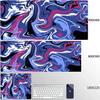 Синий Большой Игровой Коврик для Мыши XXL Strata Liquid Deskmat Нескользящий Резиновый Игровой Коврик для Мыши Компьютерные Коврики для Клавиатуры Большой Мауспад Геймер