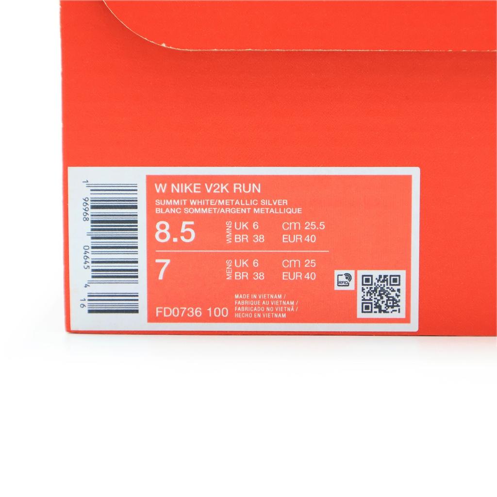 FD0736-100 Nike V2K Run Саммит Уайт Металлик Сильвер Бежевый Айвори (Женский)