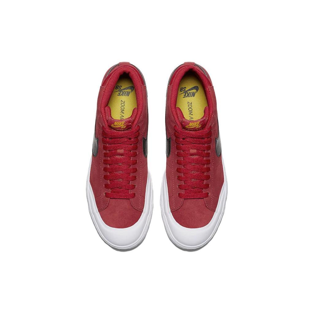 Nike SB Zoom Blazer Mid XT University Red Black Mineral Gold Кеды для скейтбординга 876872-607