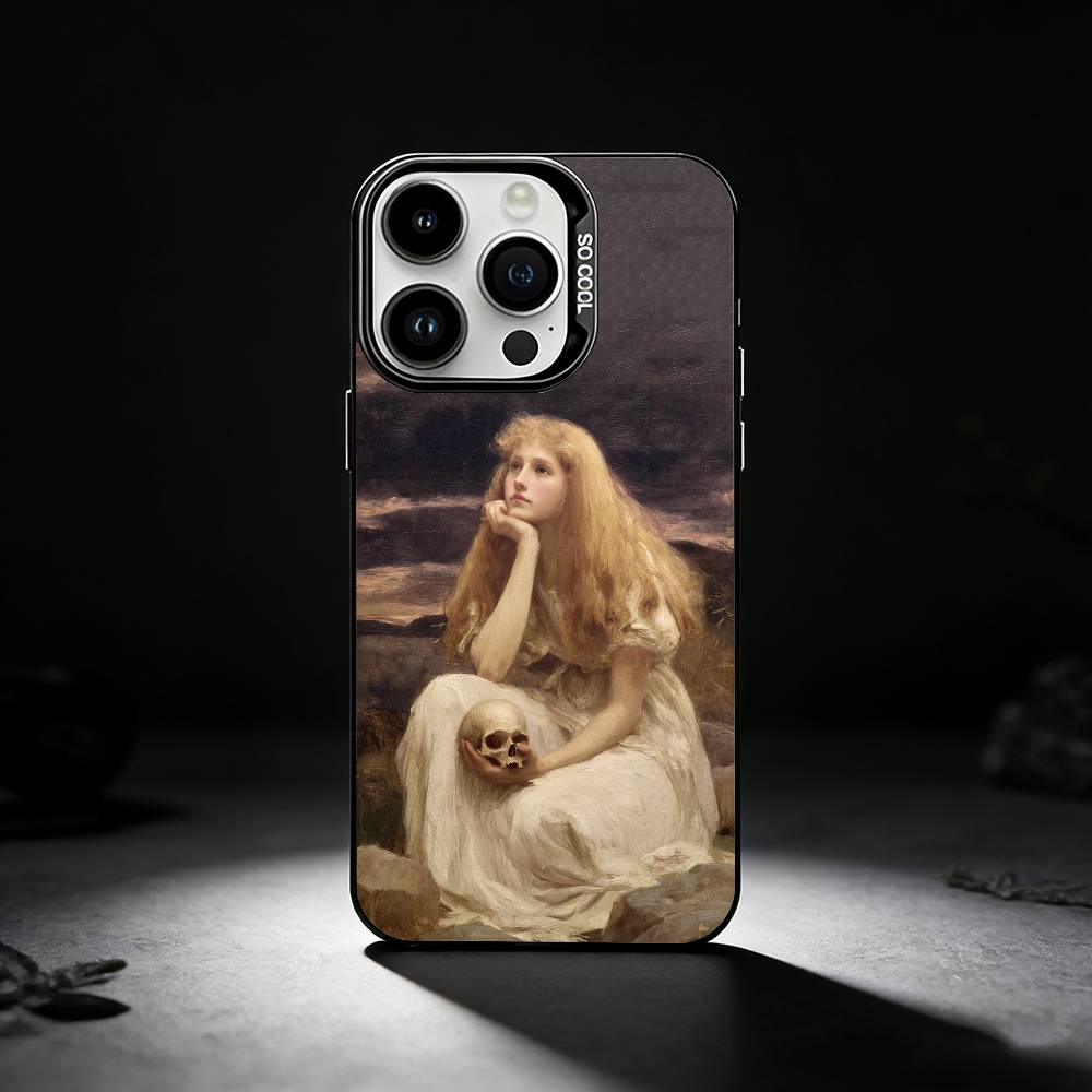ART Ренессанс Картины Чехол для телефона Для iPhone 17,16,15,14,13,12,11 Plus,Pro Max,XS,Цветной серебристый чехол для телефона