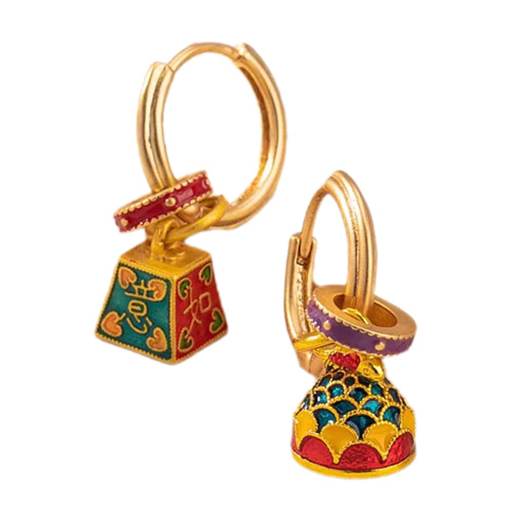 Эмалевый кафф на ухо для женщин и девушек, водонепроницаемый, в новокитайском стиле, аксессуары для повседневной носки и вечеринок