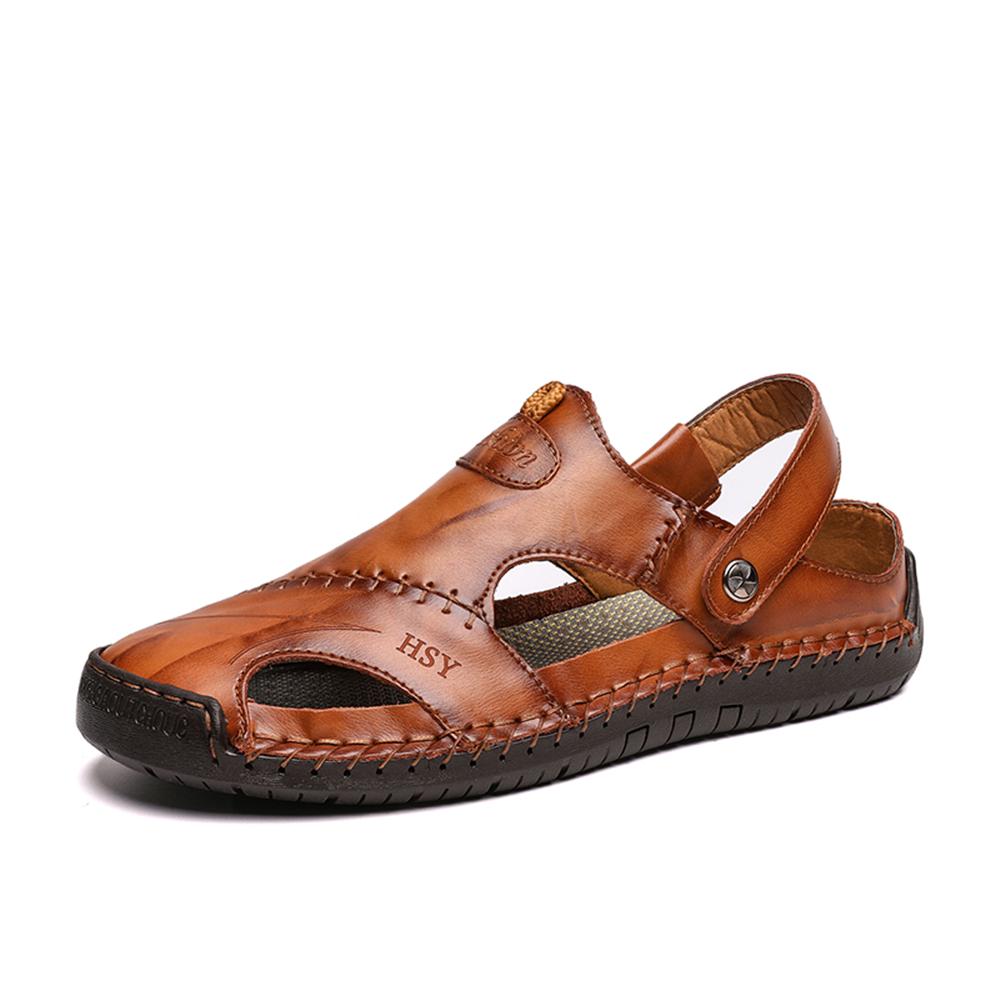 Step In Style: Men's Comfy, Aerated, Non-Skid Sandals for Rugged Use