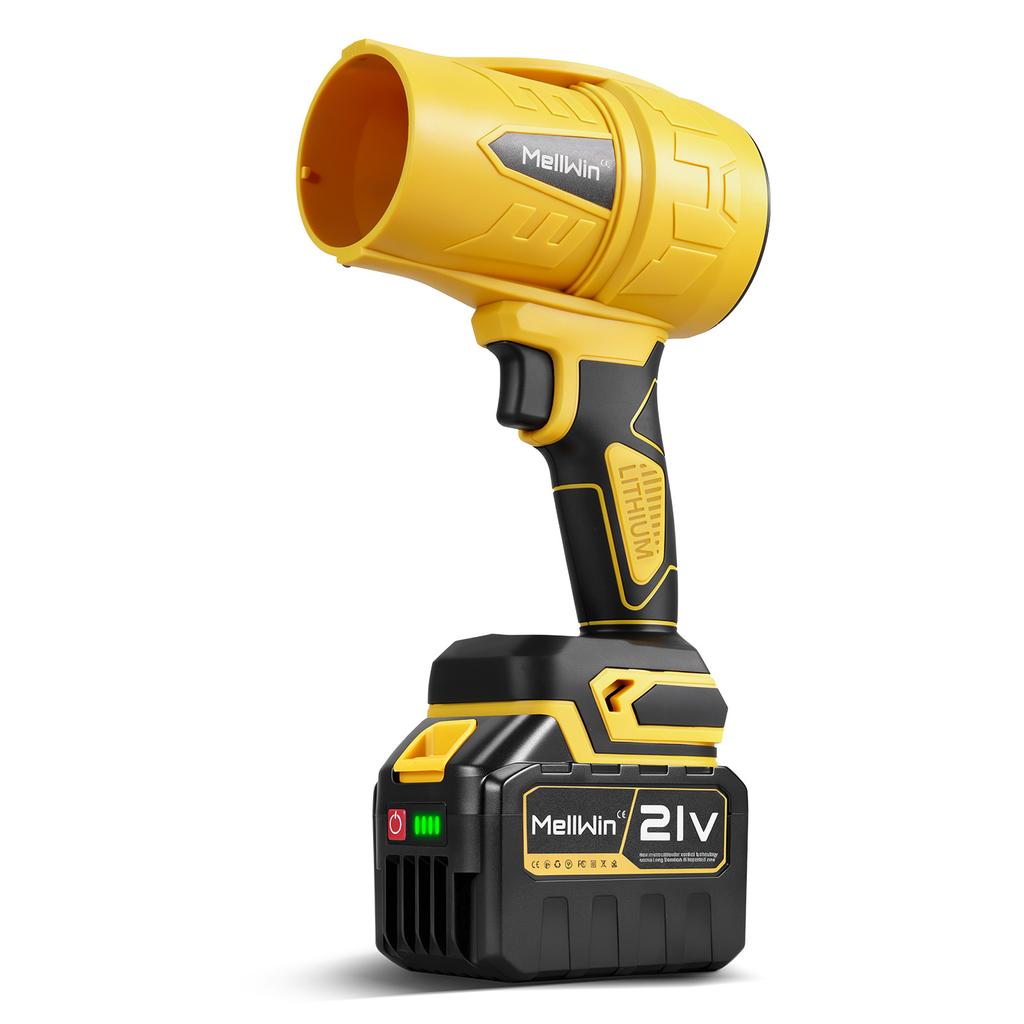MELLWIN Бесщеточные электрические турбовентиляторы, реактивные мощные ручные воздуходувки для листьев, пылеудаление для аккумулятора Makita 18 В, контакты