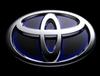 Ornament Plate Toyota Emblem Plate Flare Blue Size 49.5mm TY-014B