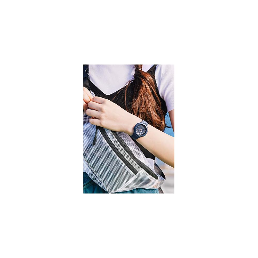 Спортивные часы Casio Baby-G BSA-B100-2AJF с Bluetooth, шагомером, для женщин, синие