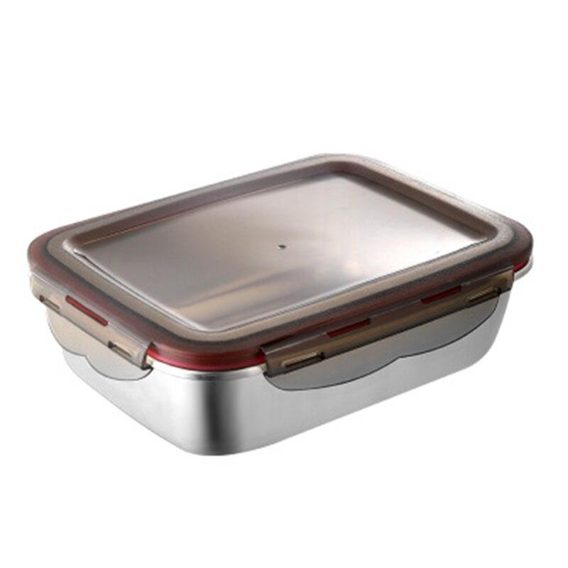 1500ml Stainless Steel Lunch Box 304 Thermal Portable Japanese Stainless Steel Lunch Container for Children Picnic Staff School Leakage School Food Bo