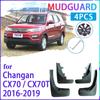 Car Mud Flaps for Chana Changan CX70 CX70T 2016~ 2017 2018 Mudguard Splash Guard Fender Mudflaps Auto Accessories