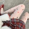 Socks for women, houndstooth stockings, rhombus pantyhose, rhombus grid, black silk, thin, anti-snatch, sexy