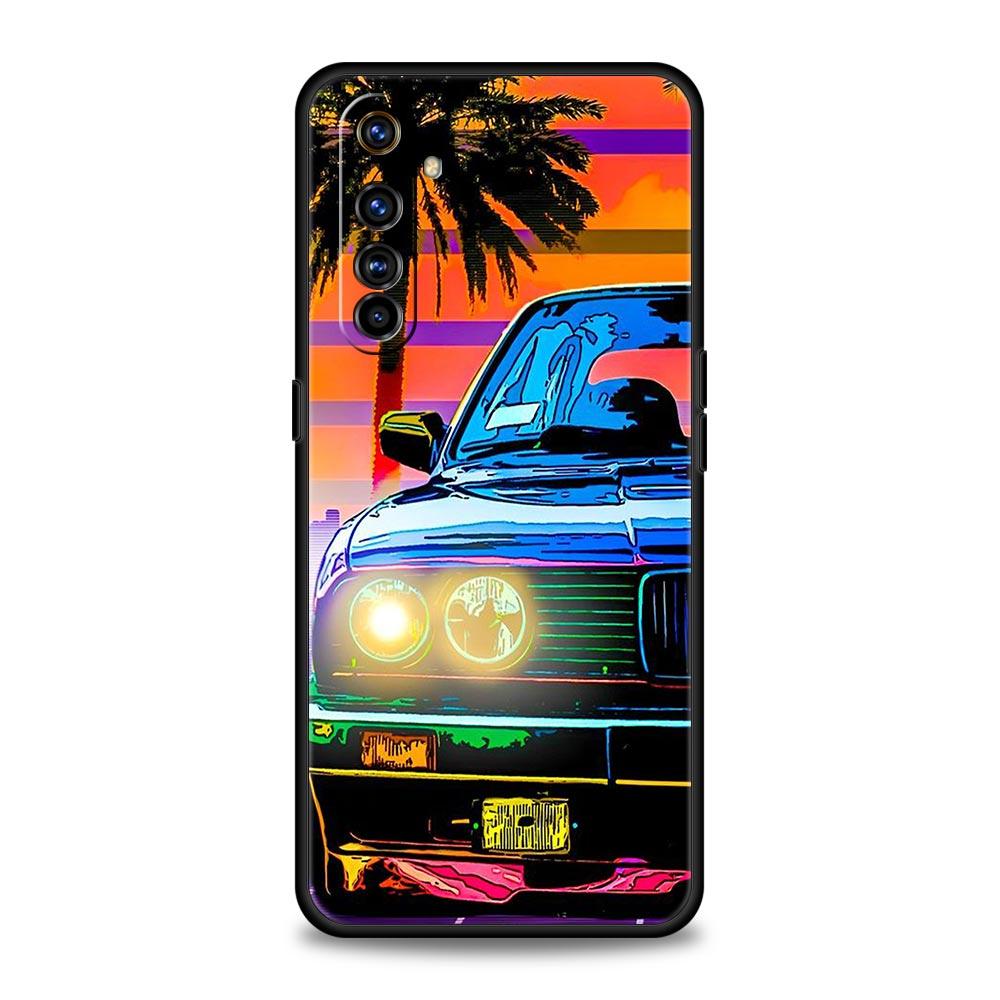 Япония JDM Спортивные Автомобили Чехол Для Realme 12 11 10 9 8 5G 7 6 GT5 GT3 GT2 Pro Plus C21 C11 C25 C35 Для Realme GT Neo 2 3 3T 5 Чехол
