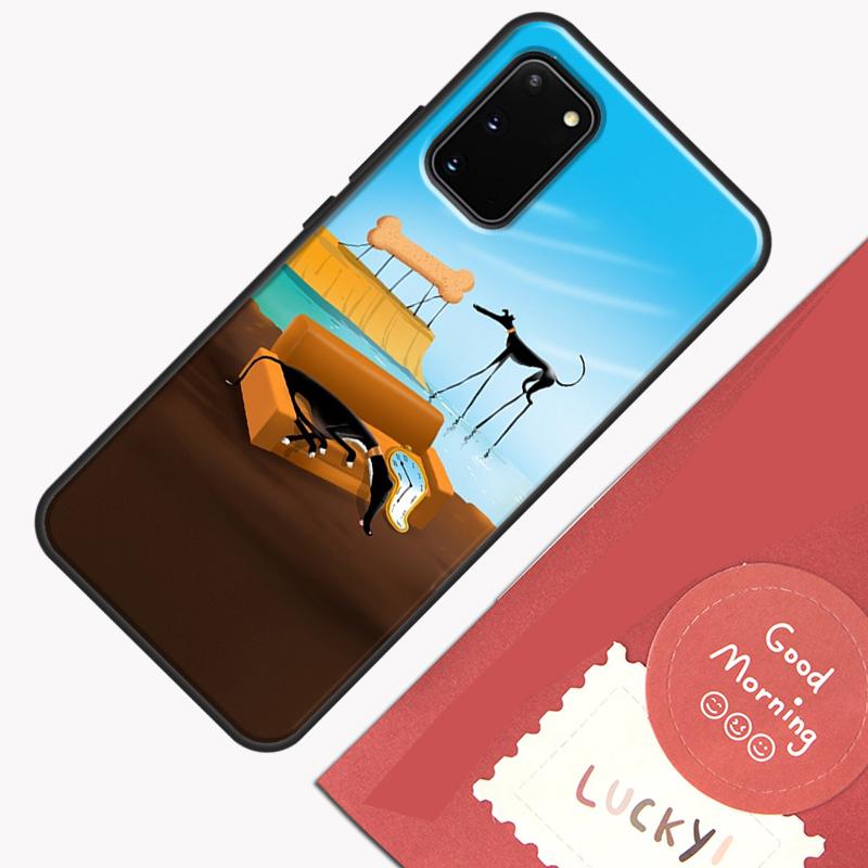 Чехол с изображением грейхаунда для Samsung Galaxy S22 S21 S23 Ultra Note 20 S8 S9 S10 Note 10 Plus S20 FE Задняя крышка