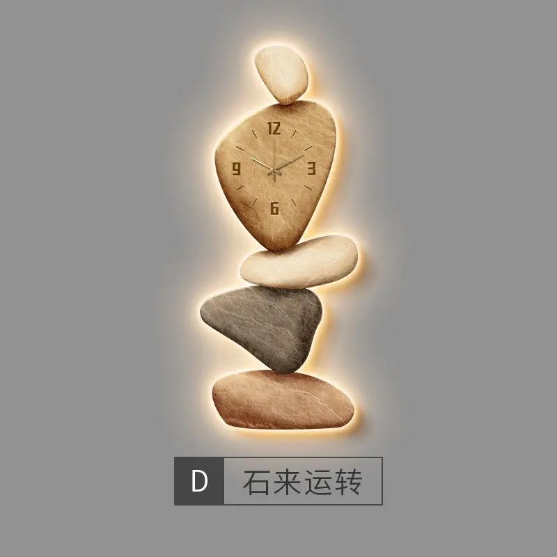 Часы настенные для гостиной, легкие, роскошные, уникальные, настенные, большие, современный дизайн, тихая эстетика, Reloj De Pared, настенный декор